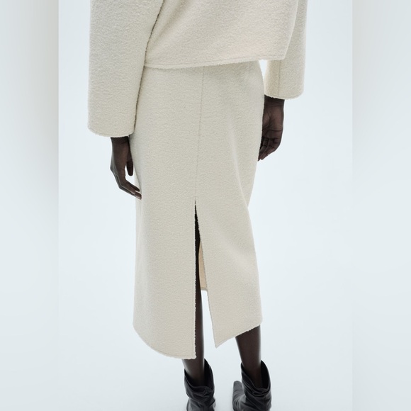 Mango Cream Co-ord set skirt +sweatshirt NWT - Picture 7 of 11